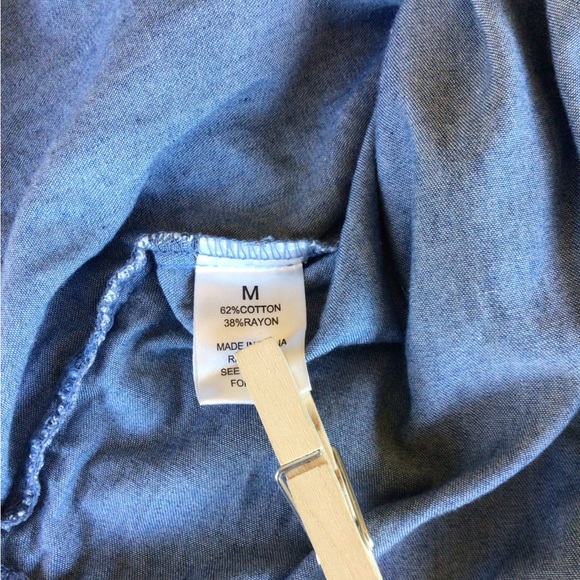 Hester & Orchard blue bell sleeve Pom Pom trimmed blouse - Picture 6 of 6